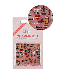 Силиконовые стикеры для ногтей EMI, Charmicon 3D Silicone Stickers Германия 1